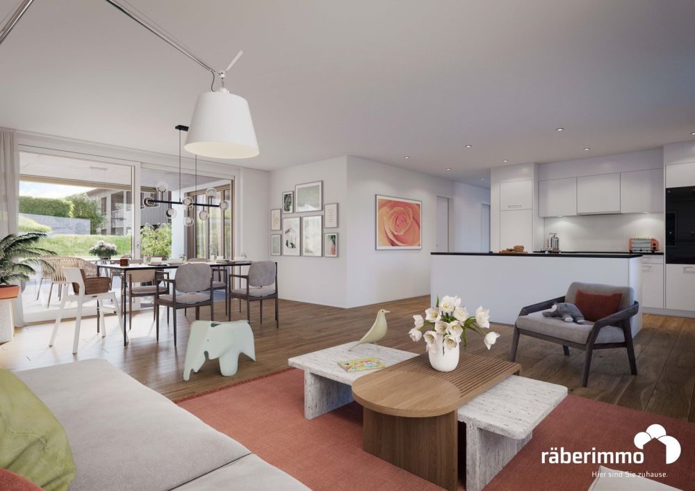 Etagenwohnung - Neubauprojekt "Lindenberg" - 7304_Singisen_Muri_Innen_HA1_EG_WA1_K01_210624