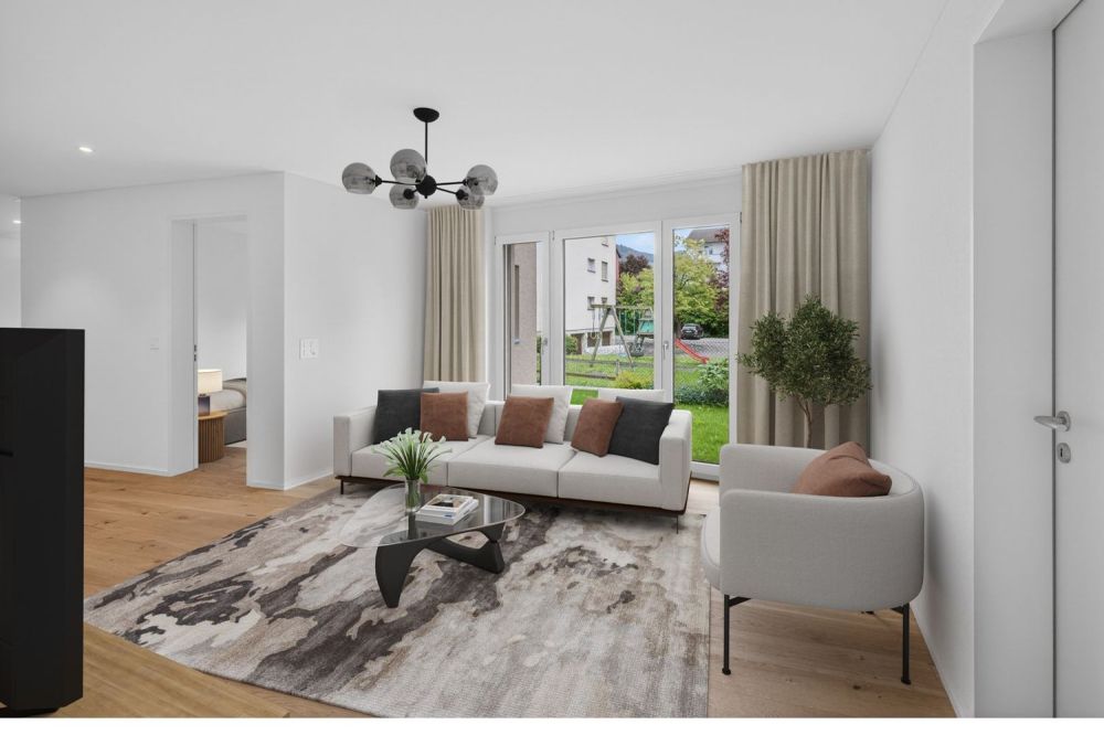 Hochwertige Neubauwohnung mit eigenem Garten an zentraler Lage -  Bild 2