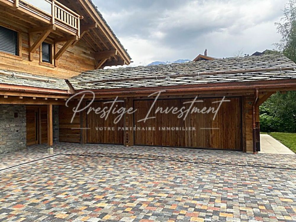 Magnifique Chalet Prestige: le golf en voisin, les Alpes en horizon. - Chalet Prestige à Crans-Montana