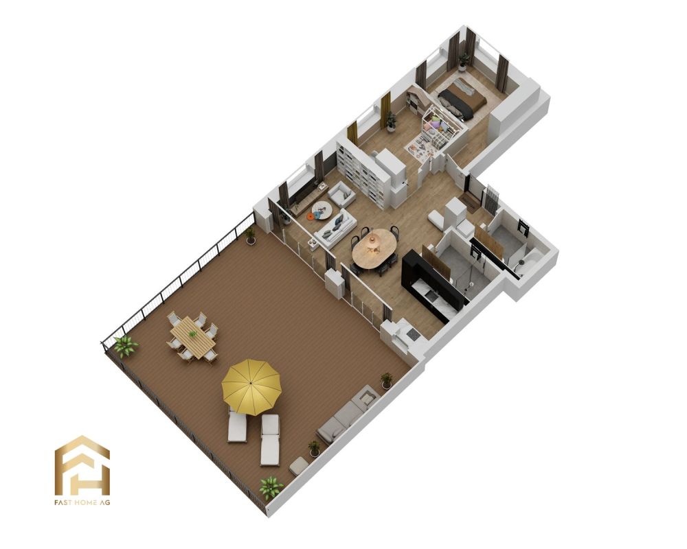 Erstbezug Attika Nord 3.5 Zimmerwohnung -  Bild 6