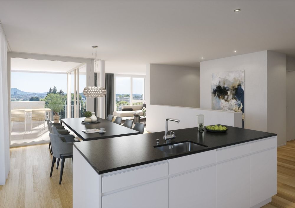 4 ½ Zimmer Attika mit grosser Sonnenterrasse im Flugbrunnenareal Bolligen - Bild 2