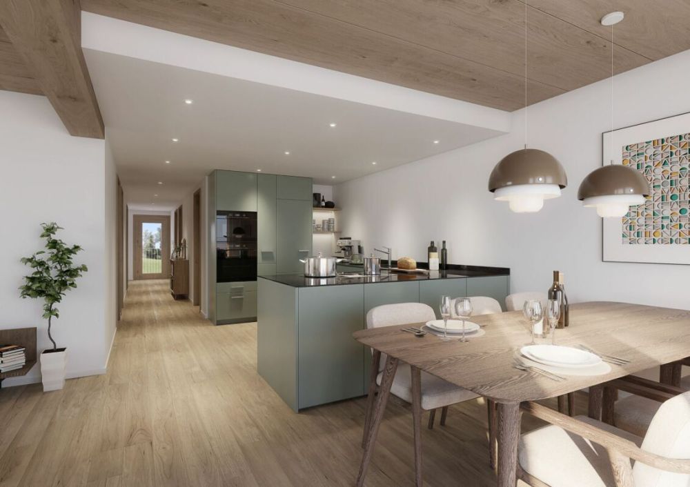 Neubauprojekt "zur Wiesegg" - Obergeschosswohnung in hochwertiger Holzbauweise (Minergie-P) an ruhiger, sonniger Lage - Bild 4