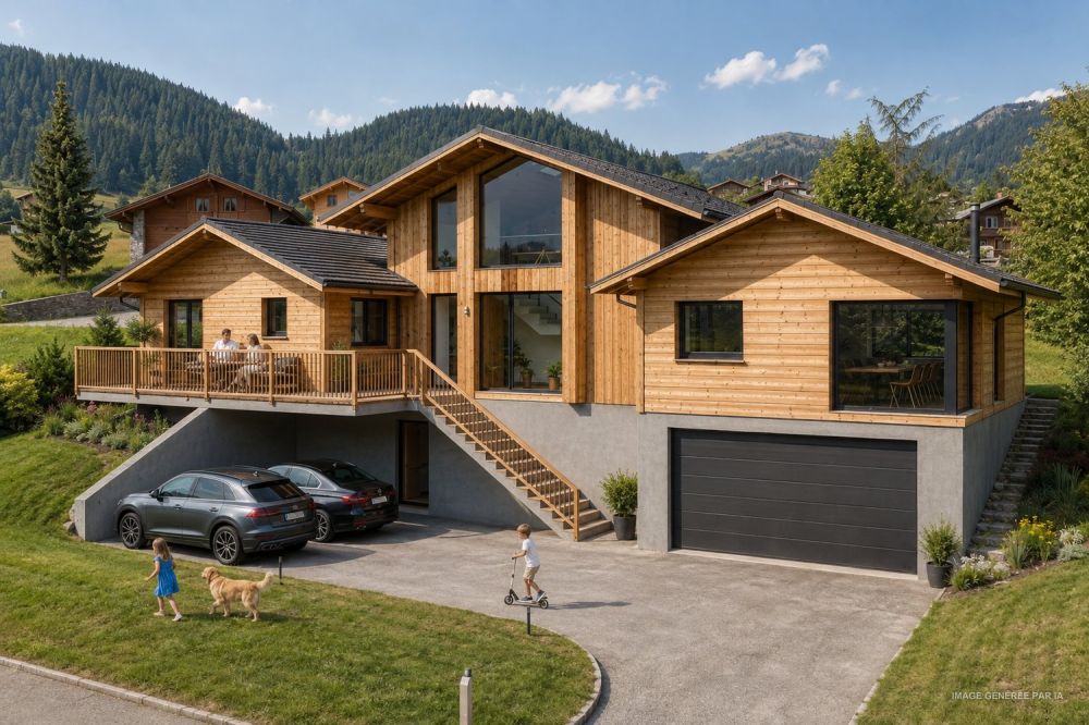 Construisez votre chalet familial à Bruson -  Bild 1