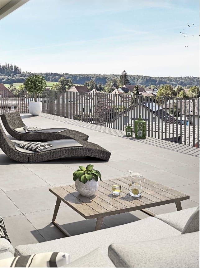 3.5-Zimmer-Attikawohnung mit 75 m² Terrasse in Biberist kaufen -  Bild 2