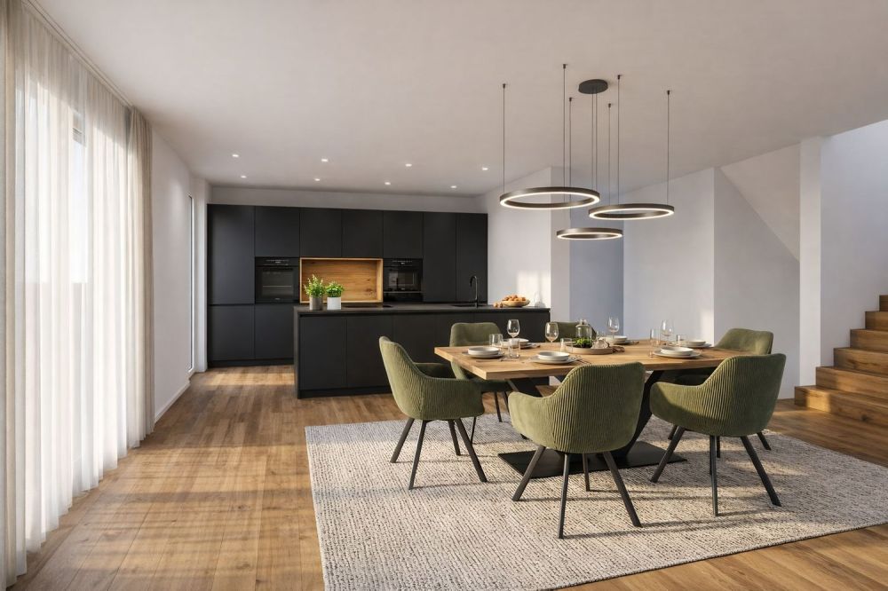 Neubauprojekt «Aurea Quartier» – 5.5-Zimmer-Doppelhaushälfte an ruhiger Lage in Au -  Bild 2
