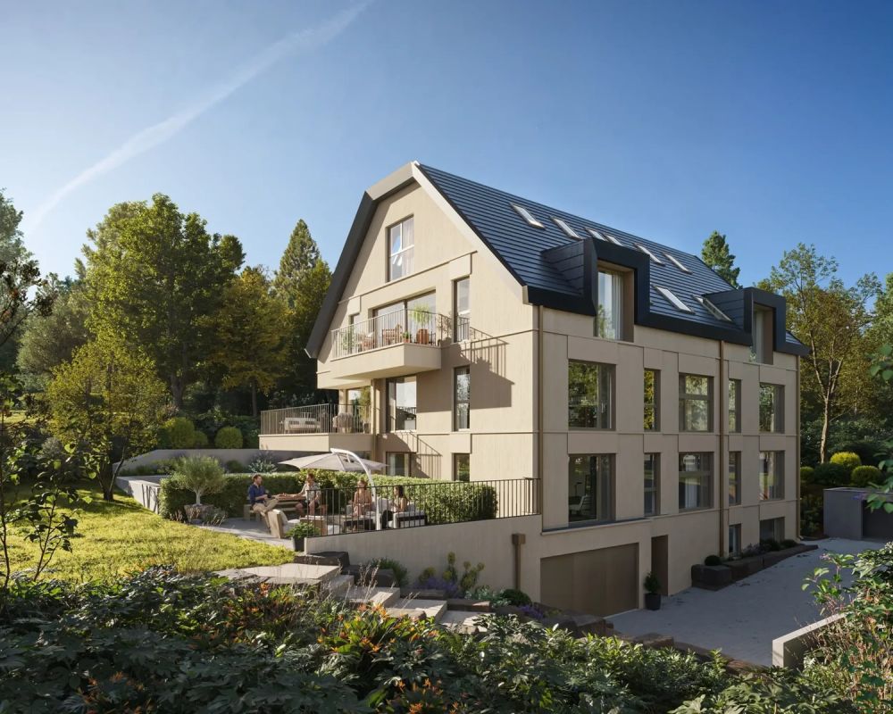 Elegante 3.5-Zimmerwohnung – naturnah und unweit des Zürichsees - Aussenansicht