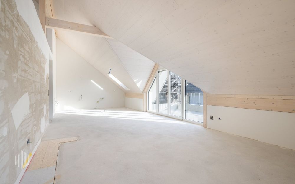 ImmoWyss -  Premium Neubau-Dachwohnung mit edler, feiner Gestaltung - Küche, welche nach eigenen Wünschen noch gestaltet werden darf