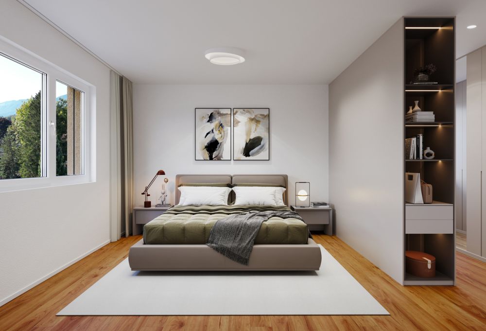 5.5 Zimmer-Wohnung (A) im EG, mit 144 m2 Netto WF und 31.4m2 Terrasse - Zimmer 2