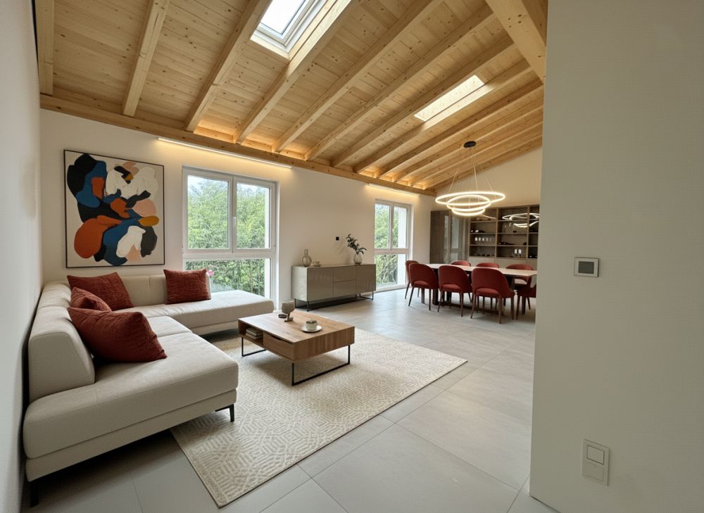 Lugano-Cadro: Casa moderna e funzionale immersa nel verde -  Bild 2