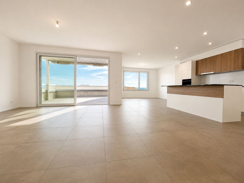 Magnifique appartement de 4,5 pièces avec grande terrasse et vue -  Bild 1