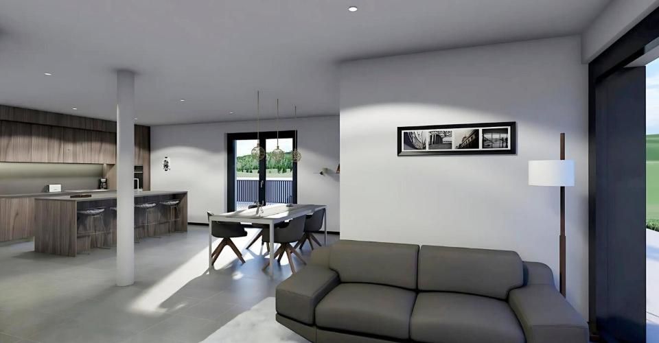 Villa mitoyenne neuve et moderne de 5.5 pièces à vendre au Noirmont - Maison contiguë 5.5 pièces - image - 3