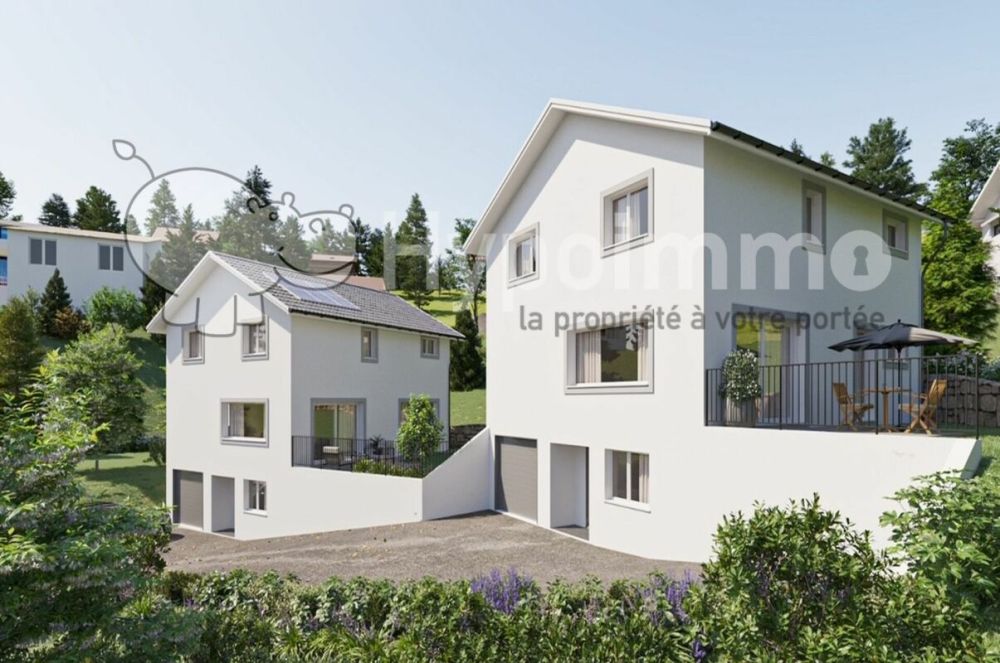 Deux nouvelles villas neuves de 5.5 pces sur les hauteurs du Locle - Bild 1