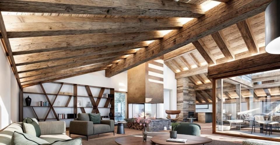 Résidence Arc-en-Ciel - projet 1300 m2 - Verbier - Chalet 11 pièces - image - 5