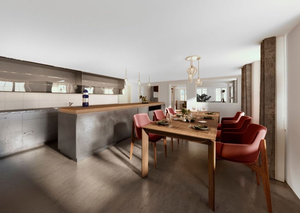 4-Zi.-Loftwohnung EG mit grosser Terrasse in Krummenau kaufen - Bild 2