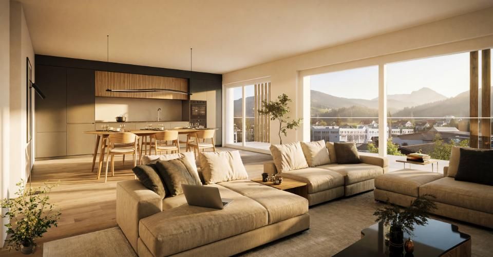 Magnifique Attique de 4.5 pièces avec une grande terrasse - Attique 4.5 pièces - image - 3
