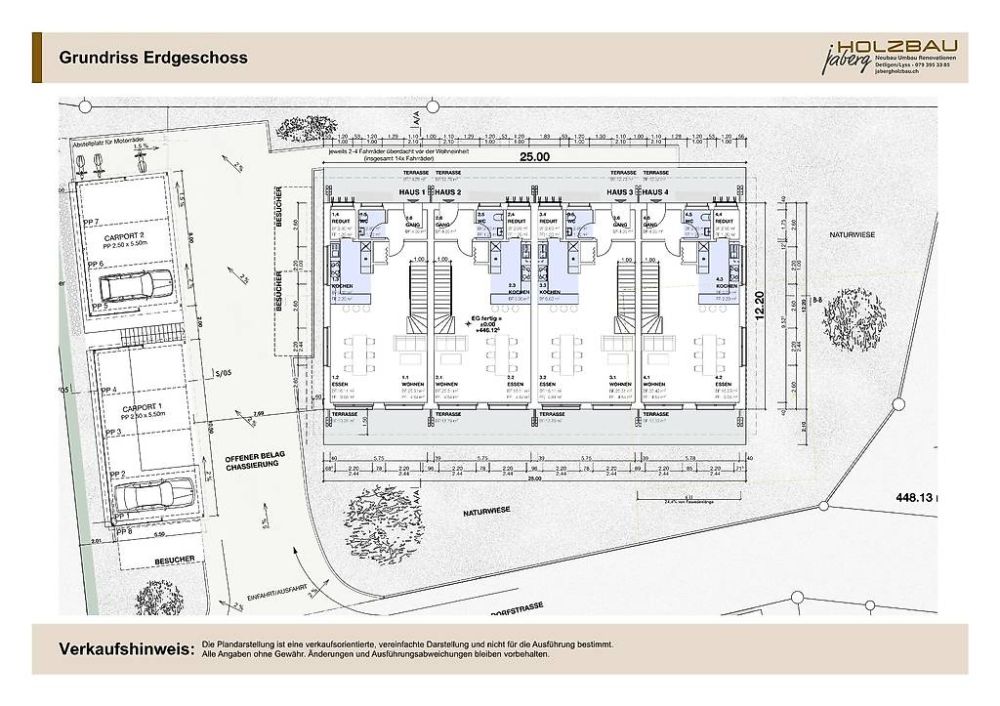 Neubau von 4 Eigentumseinheiten, REFH in Finsterhennen -  Bild 3