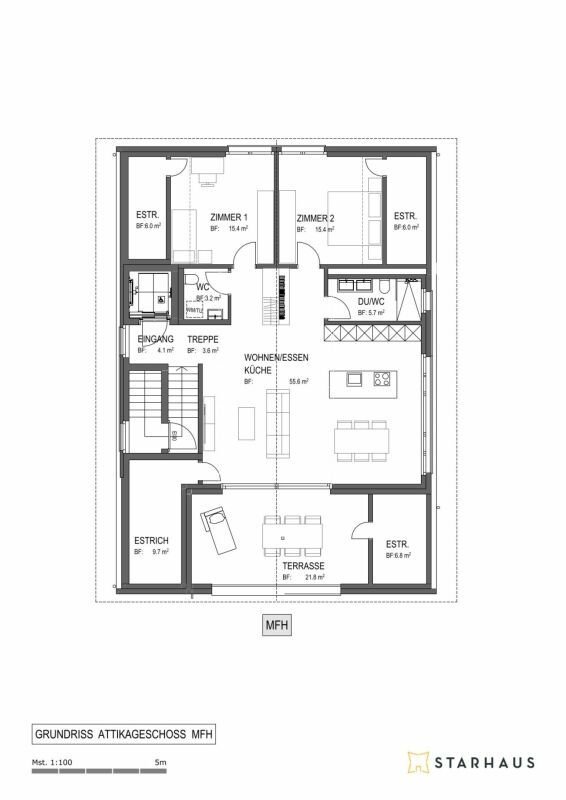 4 1/2-Zimmer Wohnung in Gams - Bild 13