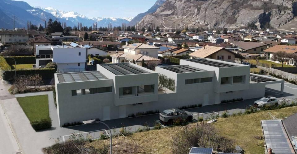 Promotion de 4 villas mitoyennes - Maison contiguë 4.5 pièces - image - 2