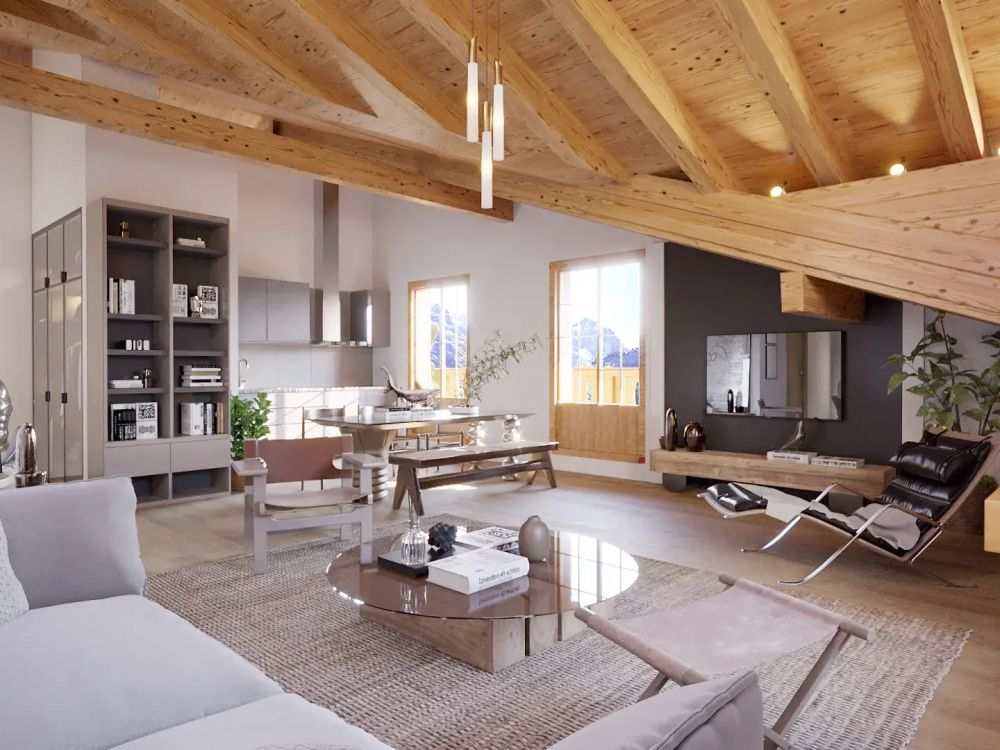 Schönes 4.5-Zimmer-Apartment im "Chalet Spitzhorn" in Gsteig -  Bild 1