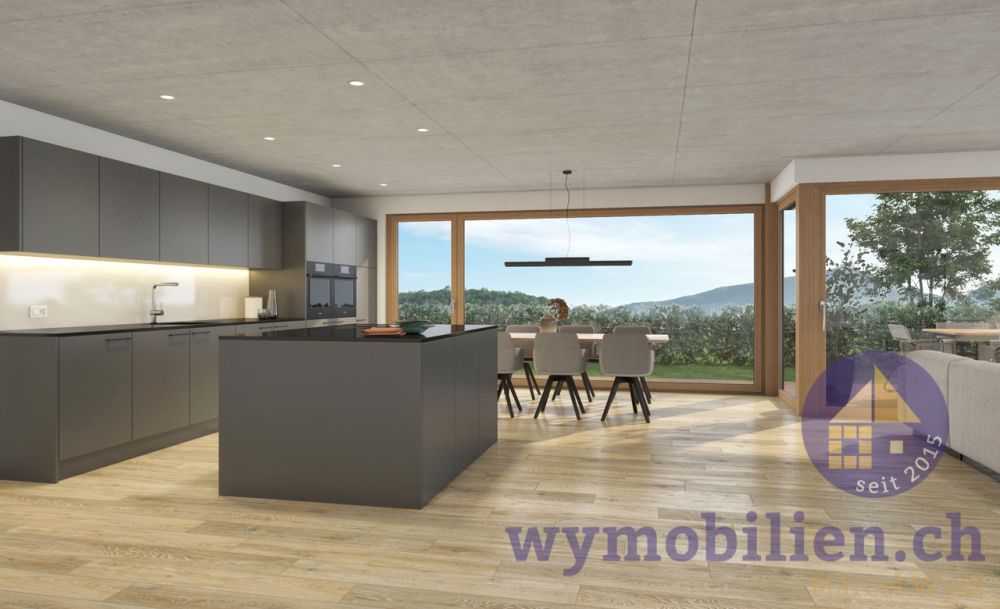 Es steht nur noch die 2.5-Zimmer-Wohnung zum Verkauf - Küche Gartenwohnung West (1090-01)