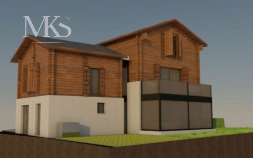 Modernes Einfamilienhaus mit Charakter - Visualisierung