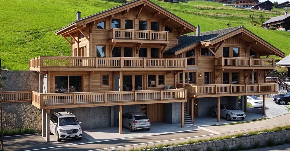 Appartement 4.5 pièces dans un chalet neuf à Val-d'Illiez - Duplex 4.5 pièces - image - 1