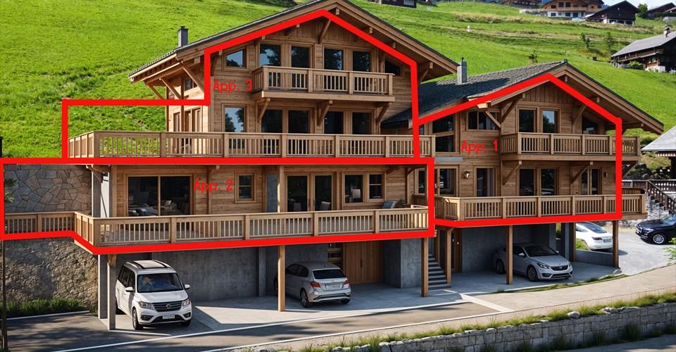 Appartement 4.5 pièces dans un chalet neuf à Val-d'Illiez - Duplex 4.5 pièces - image - 2