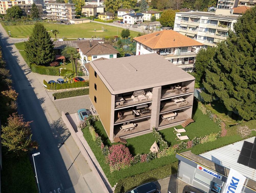 LUGANO-CADEMPINO: 4,5 Lokale in naher Bauausführung -  Bild 1