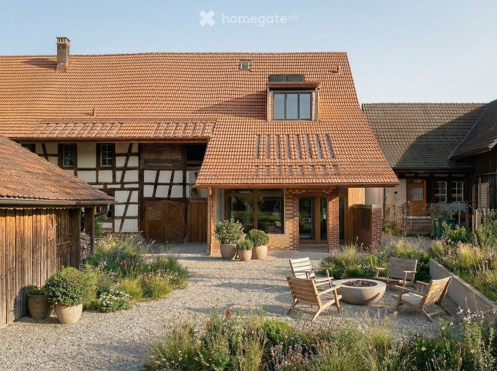 Neubau in Hettlingen - Transformation einer Stallscheune in ein Wohnhaus -  Bild 2