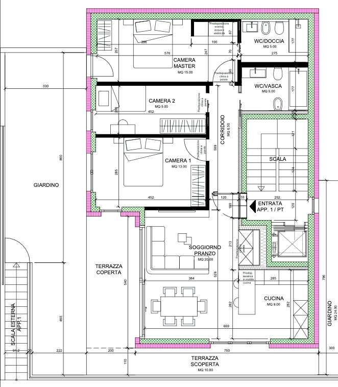 Manno - 4.5 locali con giardino in costruzione -  Bild 5