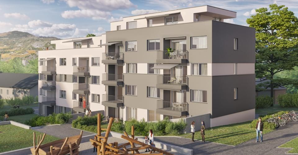 Les Mélèzes leben zwischen Stadt und Bergen - Appartement 2.5 pièces - image - 1