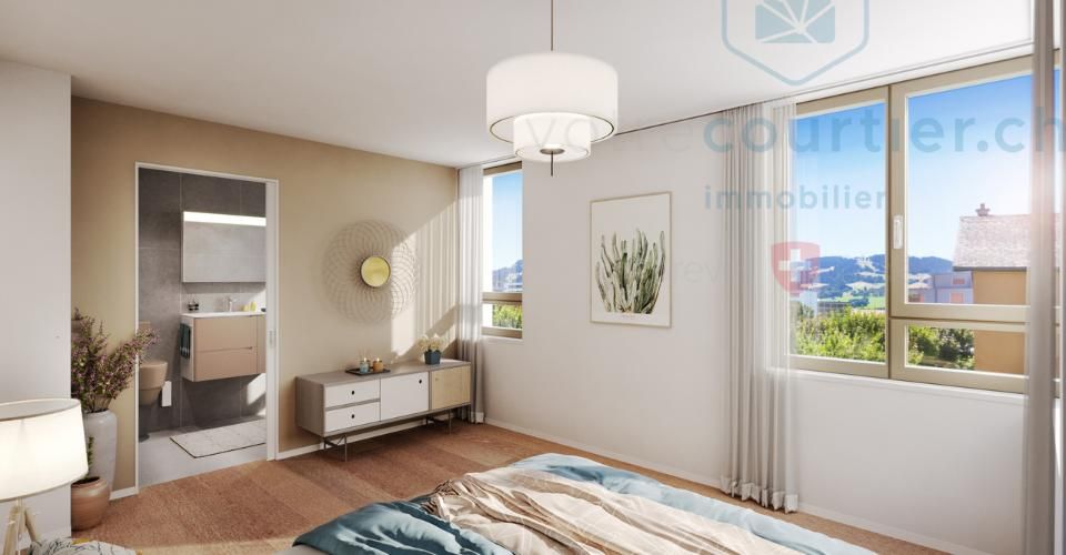 Villa contemporaine neuve de côté - chantier en cours - Maison 5.5 pièces - image - 8