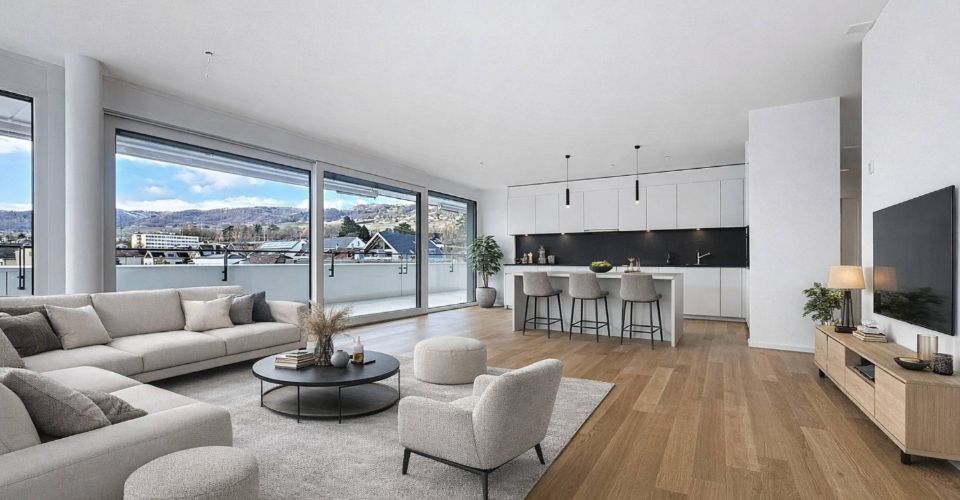 Luxueux 4.5 pièces avec terrasse et ascenseur privatif - Appartement 4.5 pièces - image - 1