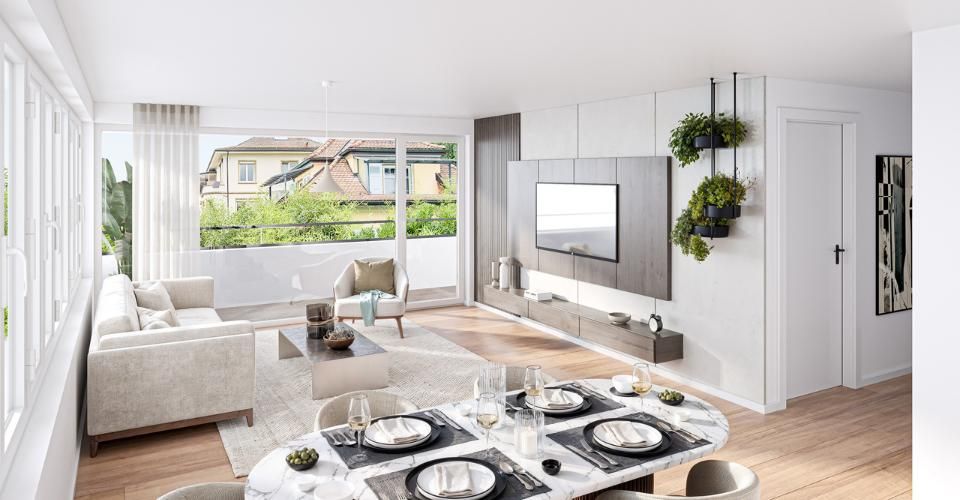 Appartements de 3.5 pièces vente sur plan - Appartement 3.5 pièces - image - 1
