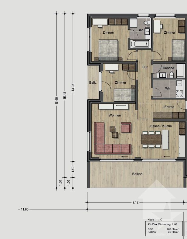 Nouveaux appartements résidentiels de 4,5 pièces - Bild 11