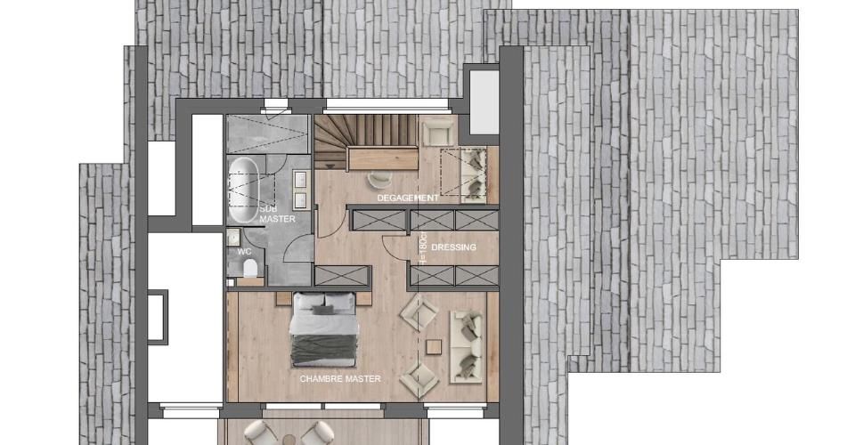 À vendre, Appartement, 1936 Verbier, Réf Gentianes Duplex Combles - Appartement 5.5 pièces - image - 7