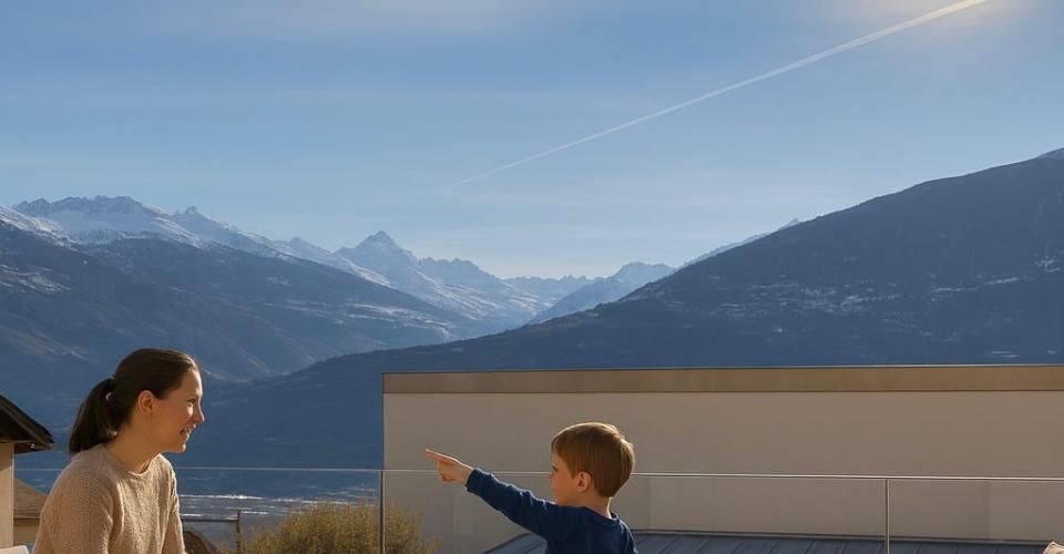 4,5 pièces dans une PPE de 3 appartements avec vue - Appartement 4.5 pièces - image - 2
