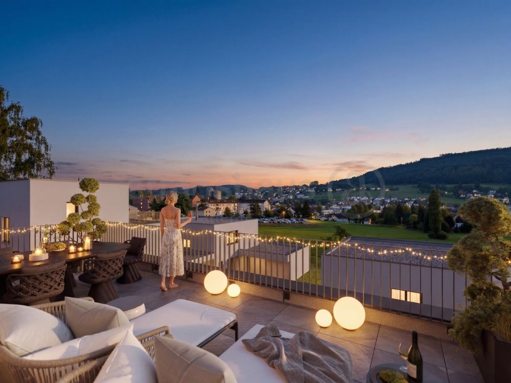 EFH mit Attika, riesigem Grundstück & unverbaubarer Sicht in Reinach -  Bild 11