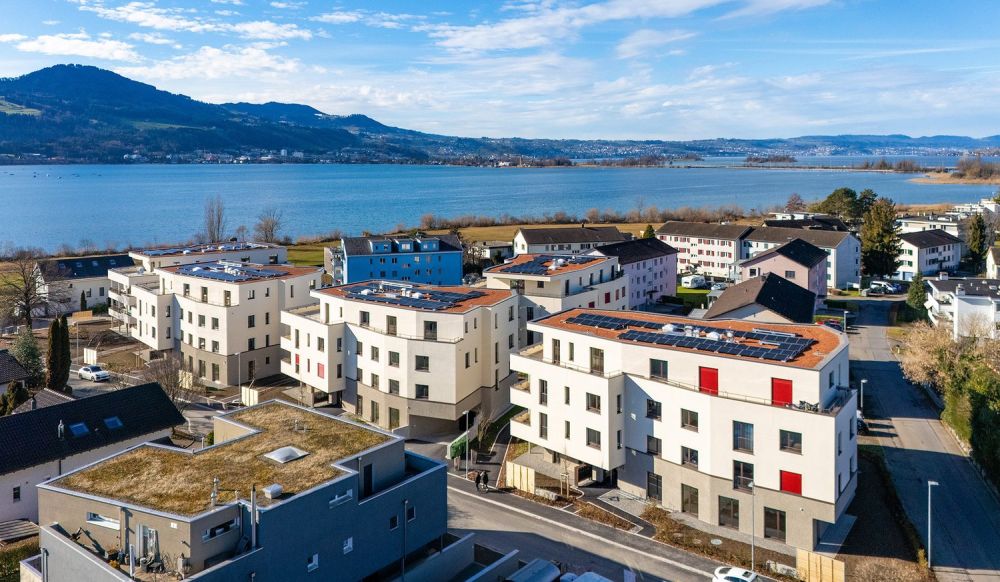 Neubauwohnung an traumhafter Lage direkt am Seeufer in Rapperswil-Jona - Aussenansicht