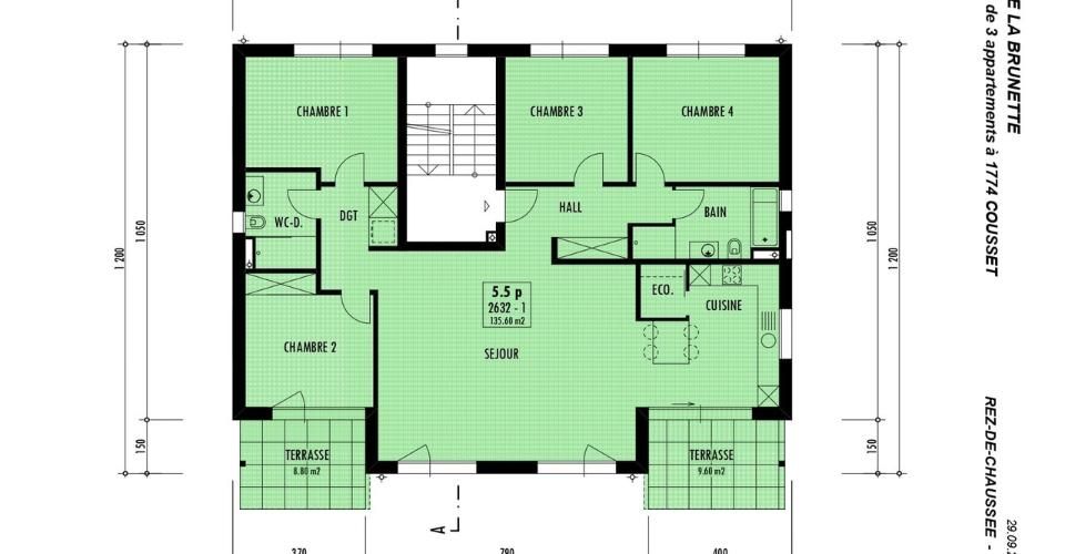 Bel appartement de 5.5 pièces (Projet) - Appartement 5.5 pièces - image - 4