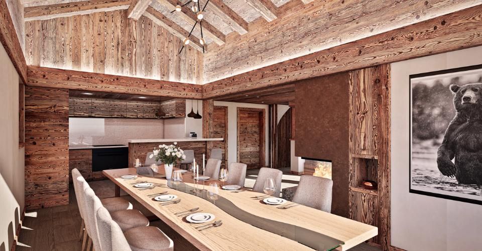 Situé au cœur de Verbier, chalet en construction - Chalet 6 pièces - image - 4