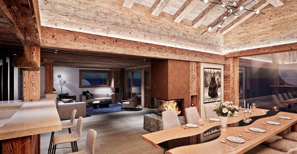 Situé au cœur de Verbier, chalet en construction - Chalet 6 pièces - image - 3