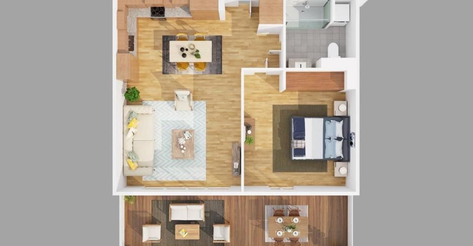 Résidence "Les Vergers" à Thielle - Appartement 2.5 pièces - image - 5