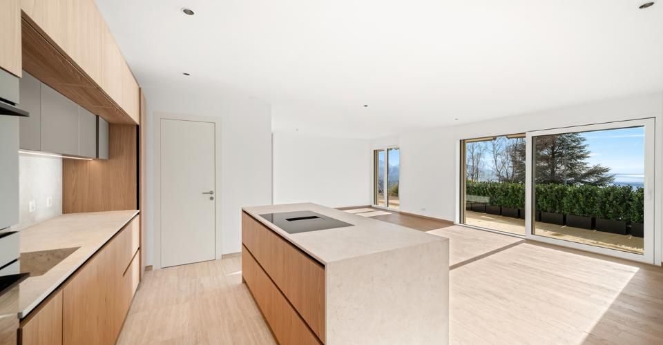 Neuf | Terrasse & jardin avec vue lac - Appartement 4.5 pièces - image - 2