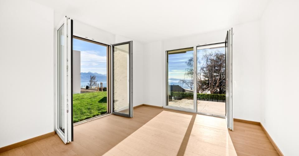 Neuf | Terrasse & jardin avec vue lac - Appartement 4.5 pièces - image - 5