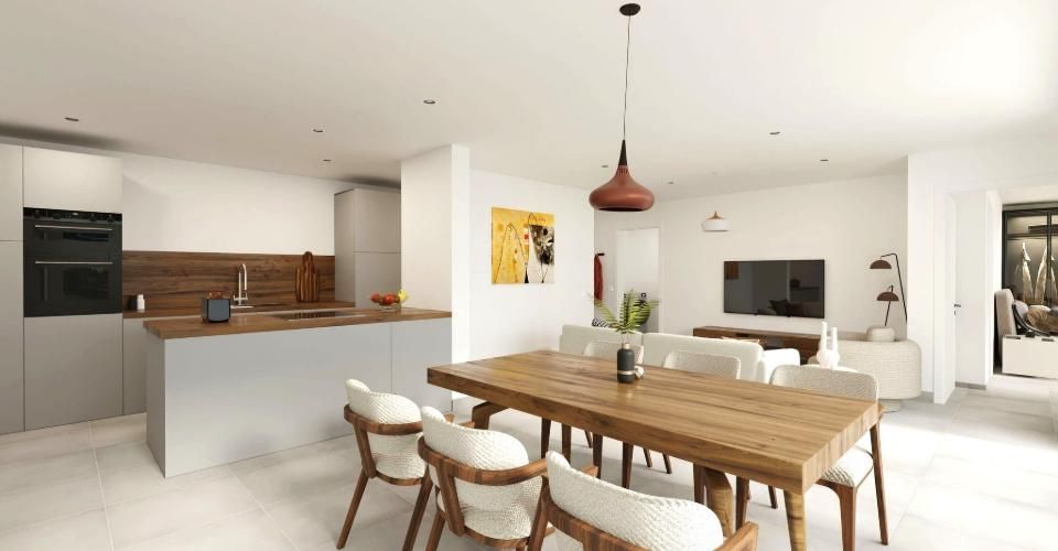 XCEPTIONNEL - A vendre superbes appartements/villas neufs en terrasse de haut standing de 5.5, 4.5, 3.5 et 2.5 pièces avec garage individuel - Maison terrasse 4.5 pièces - image - 8