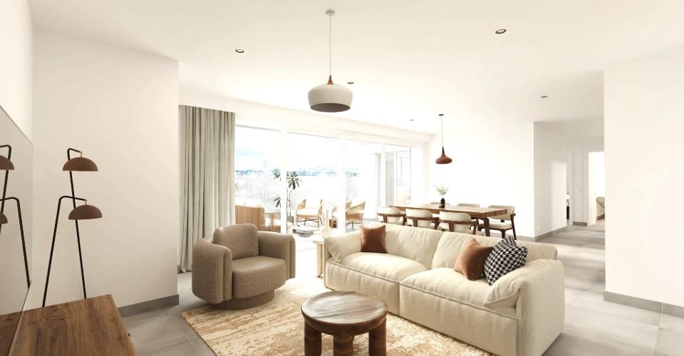 XCEPTIONNEL - A vendre superbes appartements/villas neufs en terrasse de haut standing de 5.5, 4.5, 3.5 et 2.5 pièces avec garage individuel - Maison terrasse 4.5 pièces - image - 9