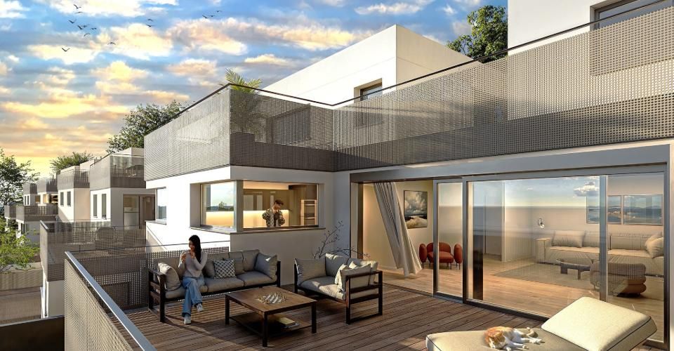XCEPTIONNEL - A vendre superbes appartements/villas neufs en terrasse de haut standing de 5.5, 4.5, 3.5 et 2.5 pièces avec garage individuel - Maison terrasse 4.5 pièces - image - 10
