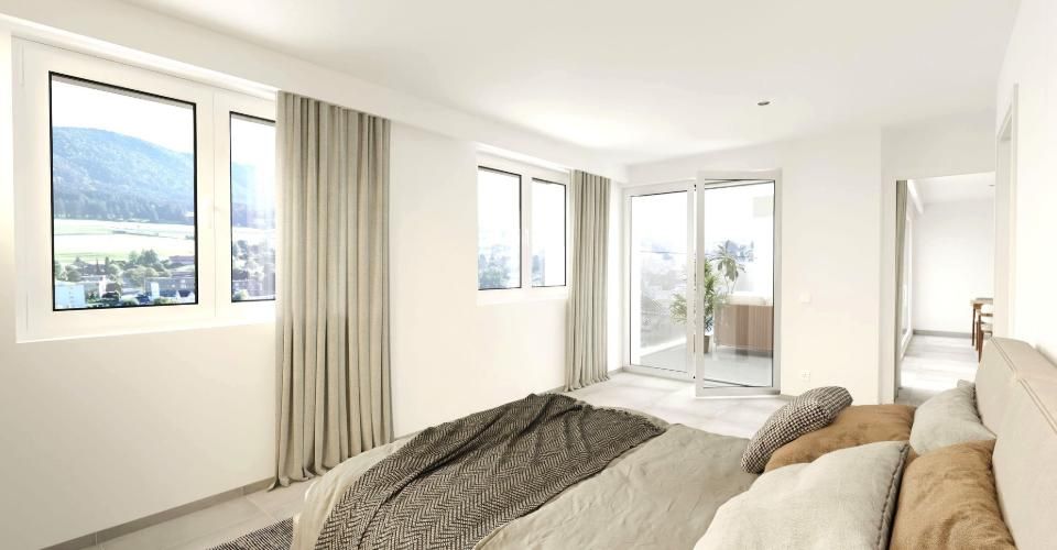 XCEPTIONNEL - A vendre superbes appartements/villas neufs en terrasse de haut standing de 5.5, 4.5, 3.5 et 2.5 pièces avec garage individuel - Maison terrasse 4.5 pièces - image - 12