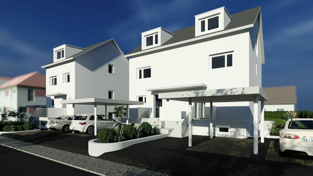 Grosses Neubau DEFH (Haus C), 6.5 Zi., Garten, 3 Nasszellen, sep. WC, Carport & Aussenparkplatz - Bild 1